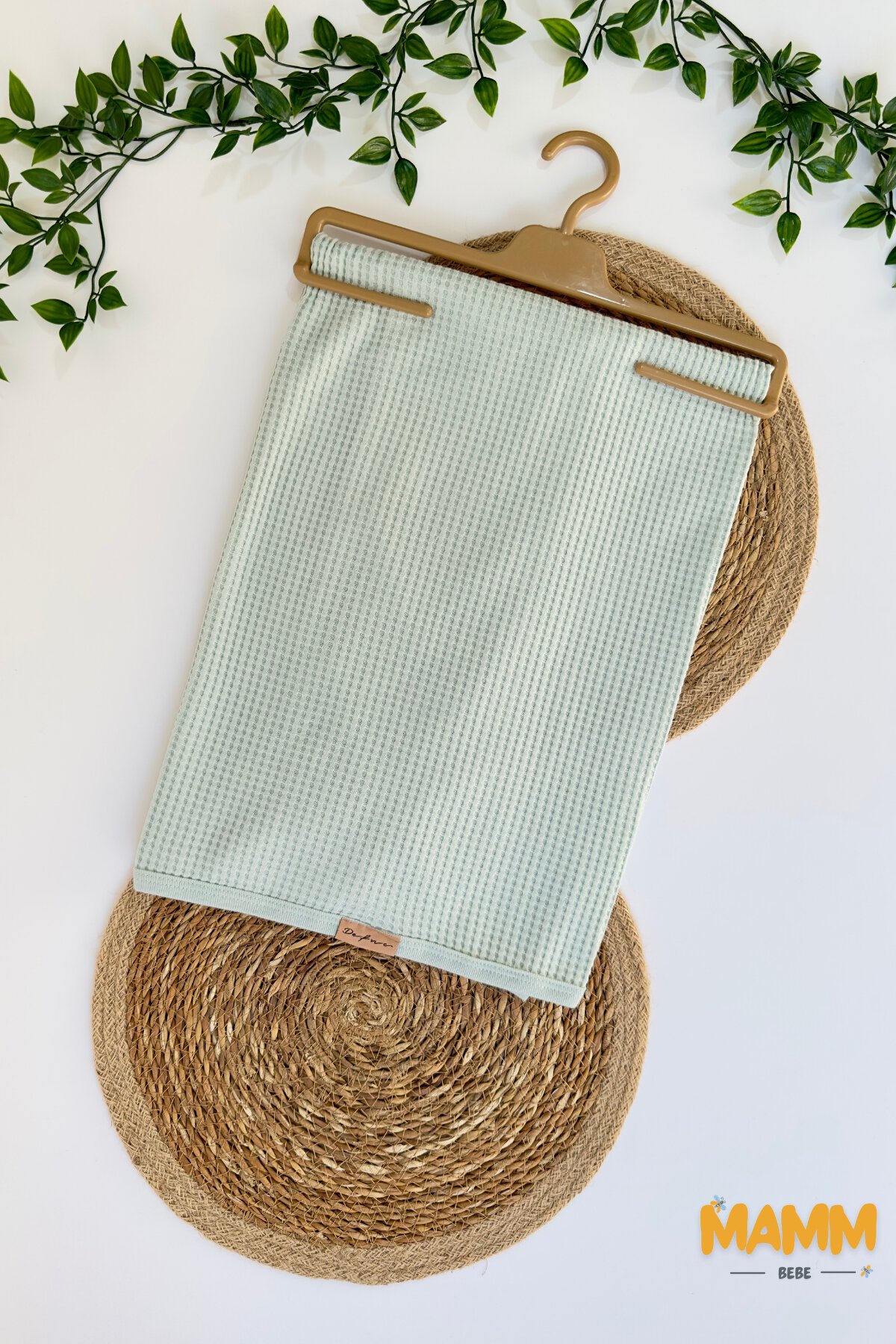 WAFFLE KUMAŞ BATTANİYE 80*90 CM YEŞİL