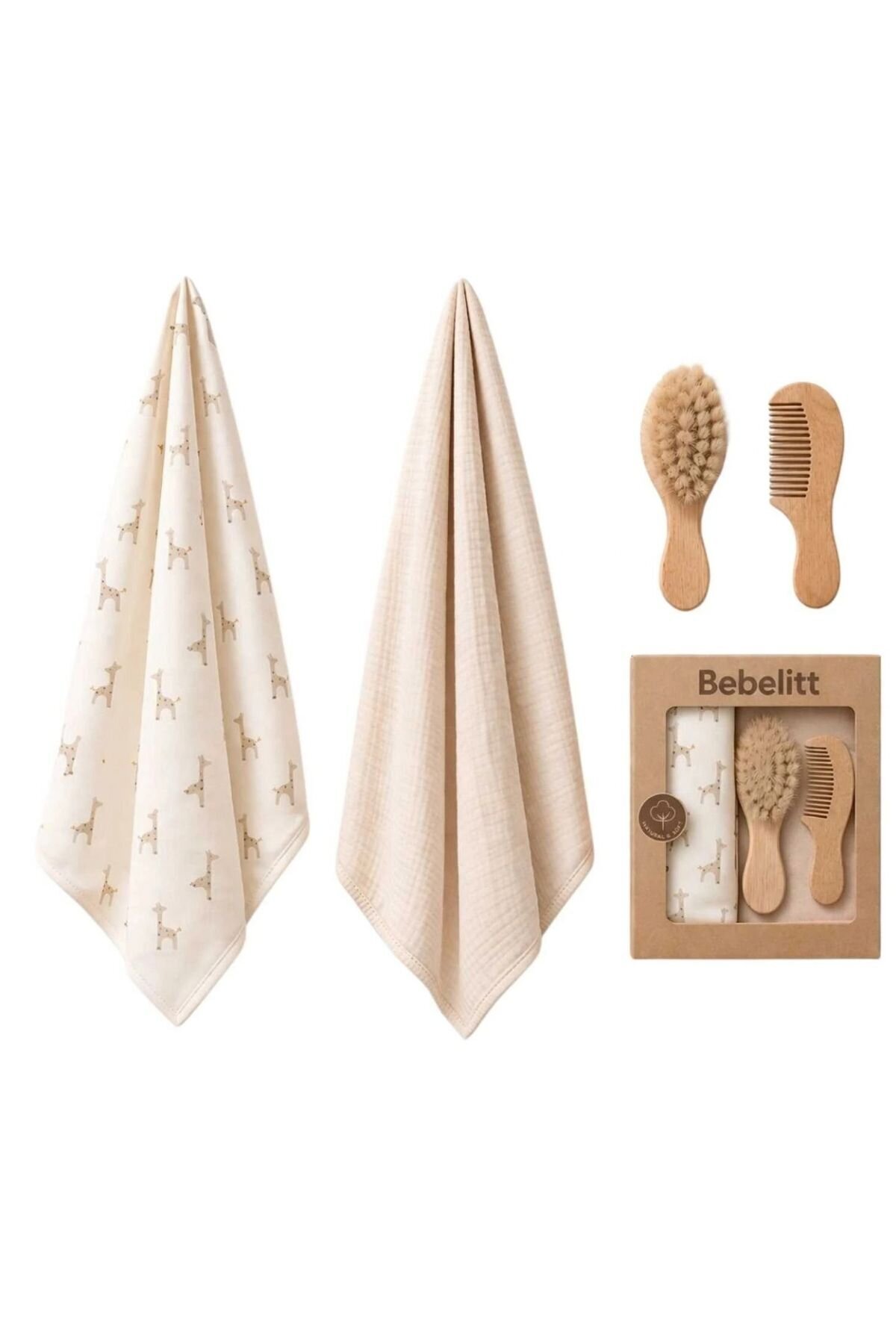 ZÜRAFA DESENLİ BATTANİYE SET