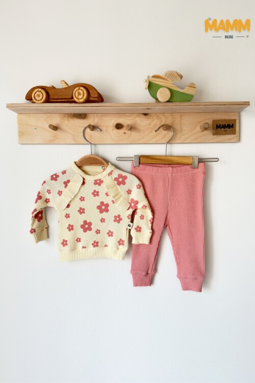 0-12 AY ÇİÇEKLİ FIRFIRLI 2Lİ TAKIM