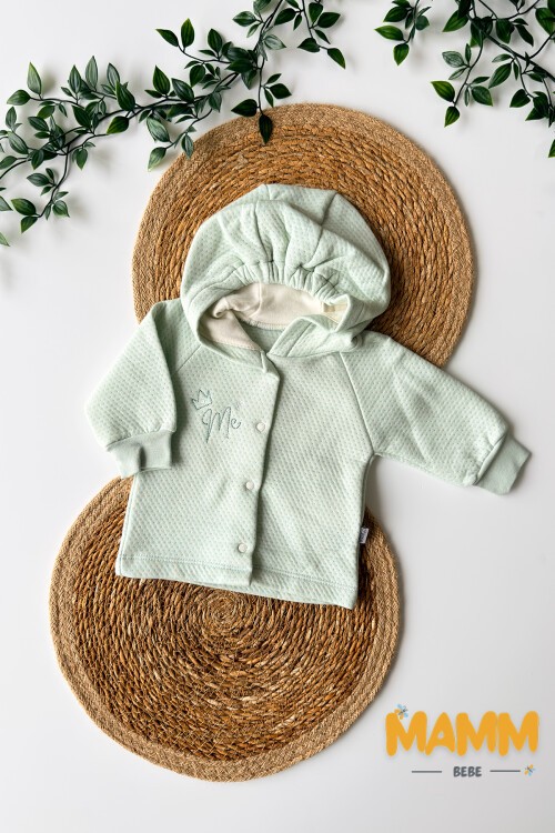 0-12 AY KAPİŞONLU HIRKA YEŞİL