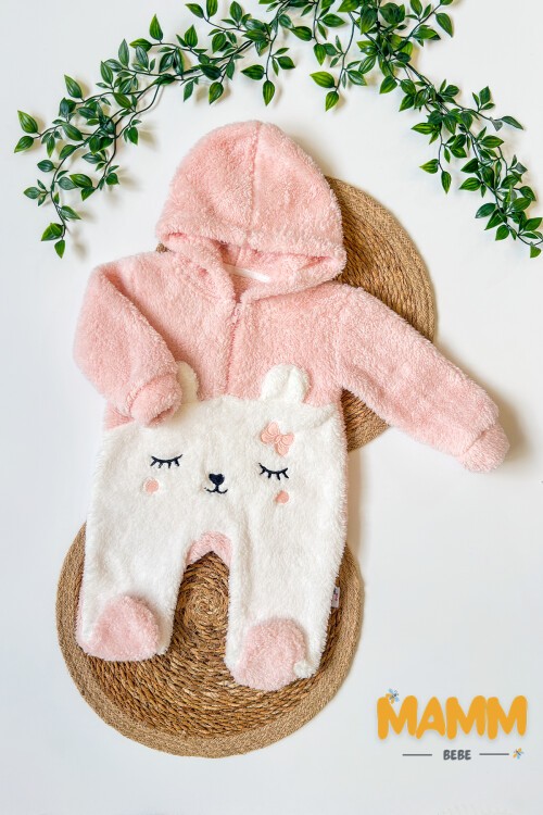 0-12 AY KİRPİ BASKILI WELSOFT TULUM PEMBE