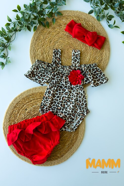 0-12 AY LEOPAR ÇITÇITLI BADİLİ TAKIM