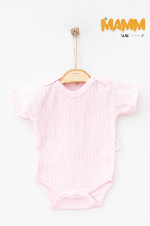 0-3-6-9 AY RAPOR DESENLİ KOLLU ZIBIN PEMBE