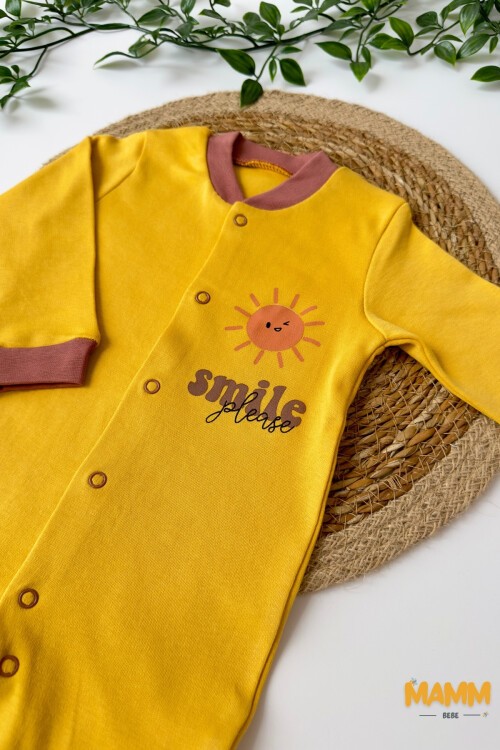 0-3 AY SMİLE DESEN PATİKLİ TULUM