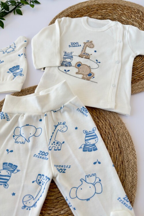 0-3 AY ZOO FRİENDS ÜÇLÜ TAKIM