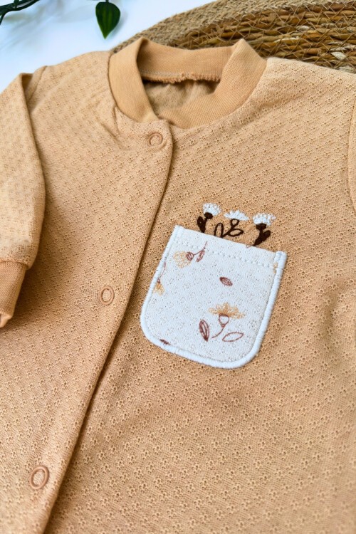 0-6 AY GANA ÇİÇEKLİ PATİKLİ TULUM