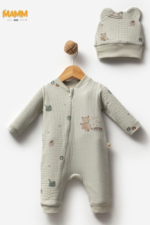 0-6 AY RACER BEAR FERMUARLI MANŞETLİ TULUM