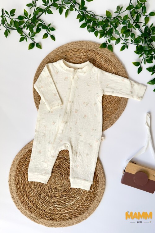 0-9 AY ROSE GİRL FERMUARLI MANŞETLİ TULUM