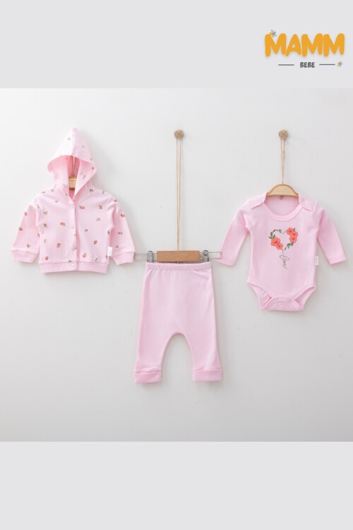 0-9 AY 3LÜ LALE DESENLİ TAKIM