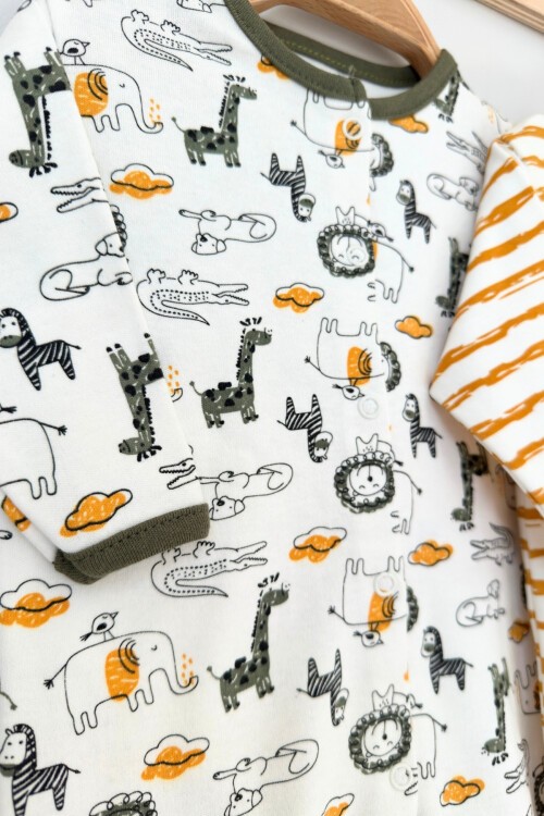 0-9 AY FİL DESENLİ PATİKLİ TULUM