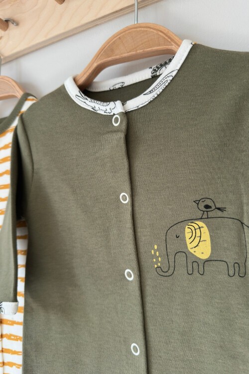 0-9 AY FİL DESENLİ PATİKLİ TULUM