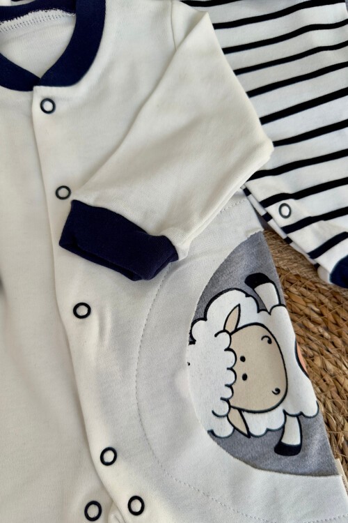 0-9 AY ÜÇLÜ KUZULU İNEKLİ MANŞETLİ TULUM