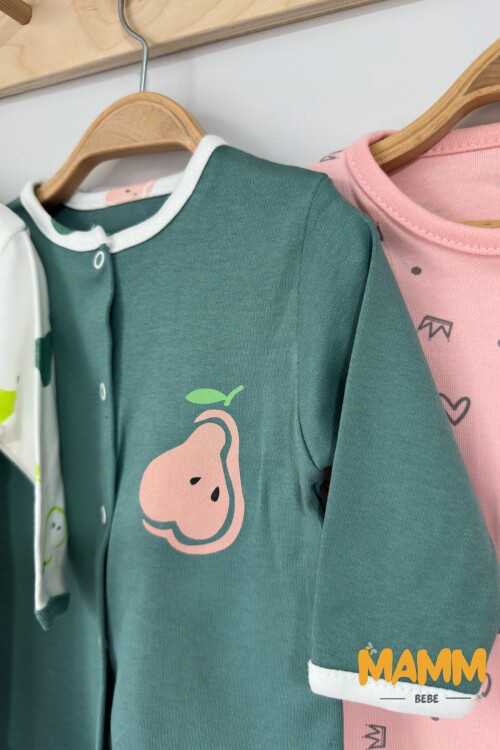 0-9 AY ARMUT BASKILI PATİKLİ TULUM