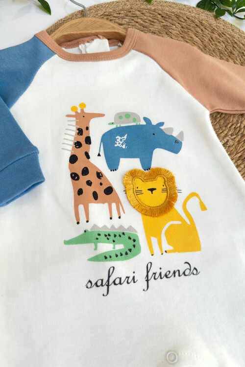 0-9 AY SAFARİ KARDEŞLER MANŞETLİ TULUM