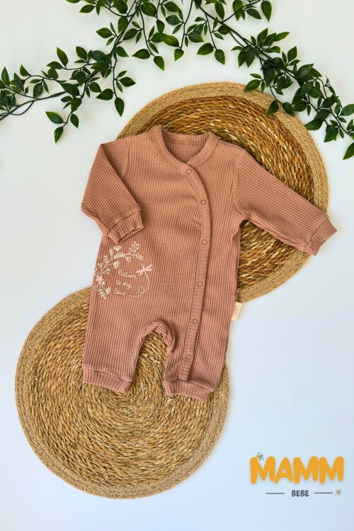 0-9 AY NATURE ÇİÇEK İŞLEMELİ MANŞETLİ TULUM