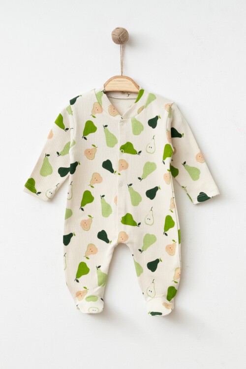 1-3-6 AY ARMUT DESENLİ PATİKLİ TULUM EKRU