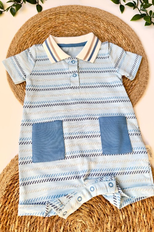 3-12 AY POLO ŞORT TULUM MAVİ