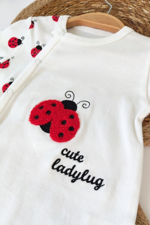 3-12 AY UĞUR BÖCEĞİ SÜZİNELİ MANŞETLİ TULUM