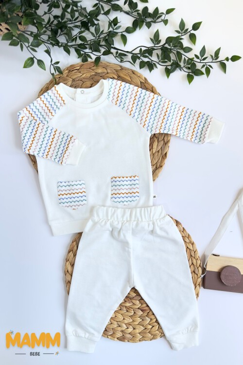 3-18 AY ZİGZAG DESENLİ 2Lİ TAKIM