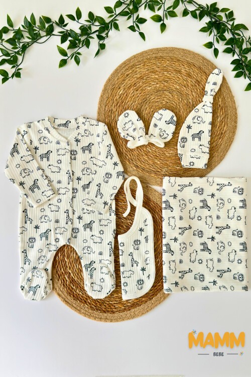 5Lİ HASTAHANE ÇIKIŞ SETİ HAYVANLAR ALEMİ