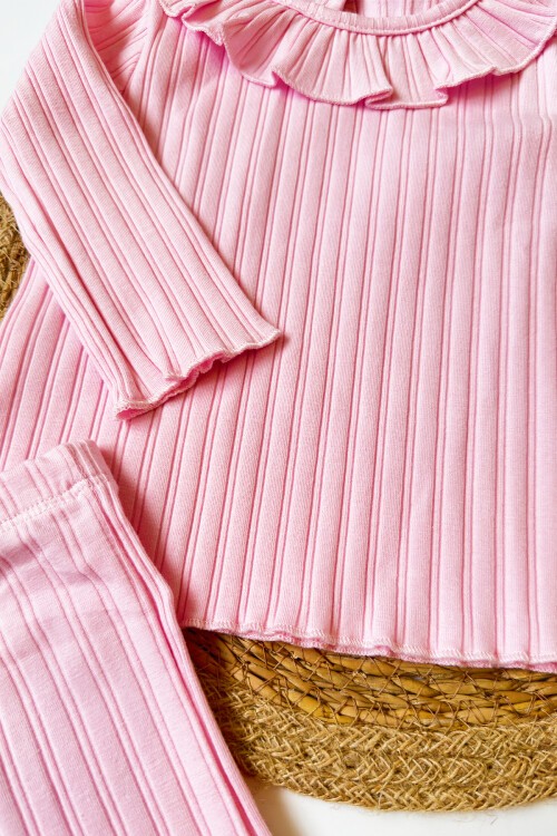 6-18 AY FIRFIRLI İKİLİ TAKIM PEMBE