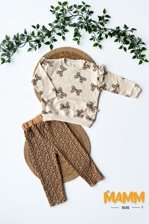 6-24 AY FİYONK LEOPAR DESENLİ TAKIM SOMON