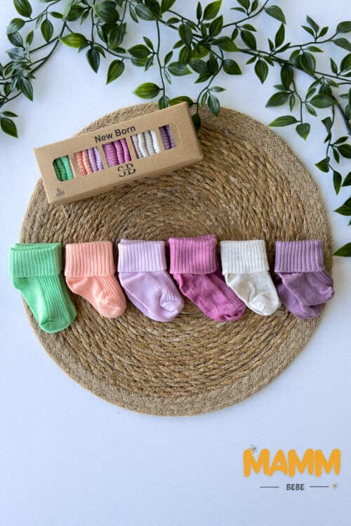 6 RENK KUTULU ÇORAP 1012