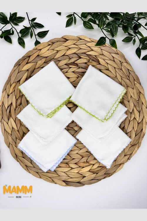 6LI AĞIZ SİLME MENDİLİ MAVİ