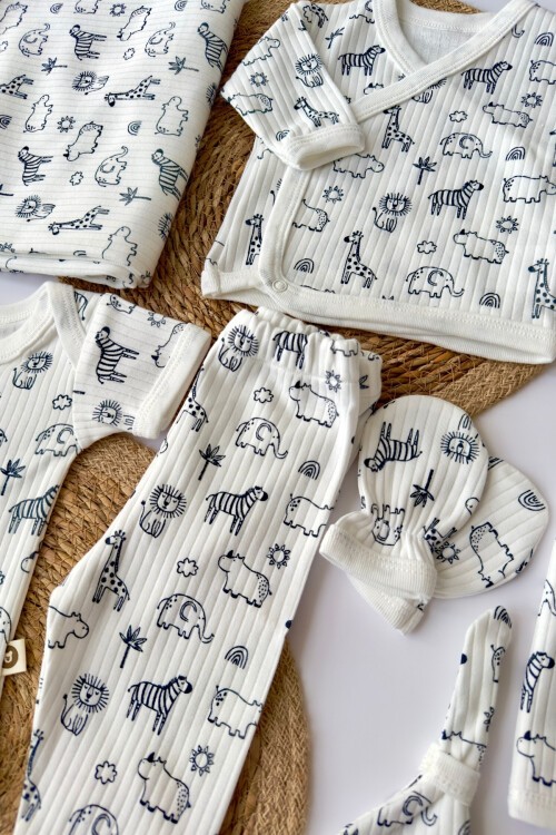 7Lİ HASTAHANE ÇIKIŞ SETİ HAYVANLAR ALEMİ