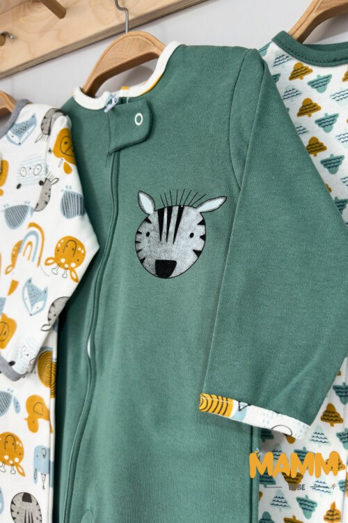 9-18 AY FERMUARLI ZEBRA BASKILI TULUM