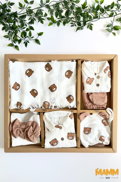 AYICIKLI MÜSLİN KUMAŞ HASTAHANE ÇIKIŞI 10LU