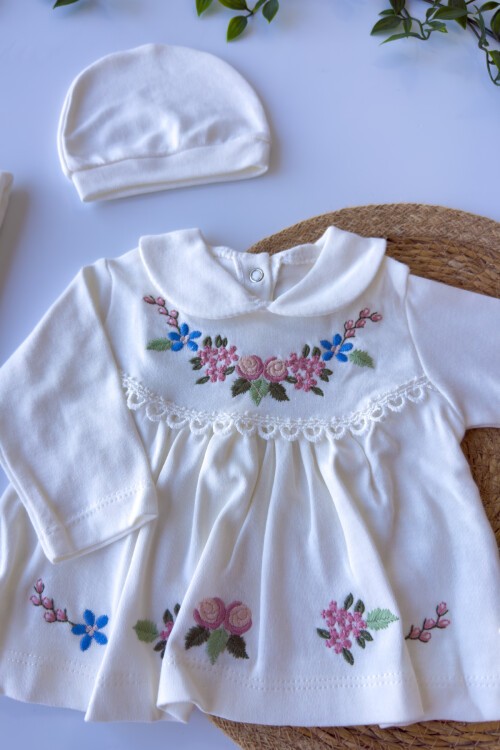 ÇİÇEK NAKIŞLI HASTAHANE ÇIKIŞI 10LU