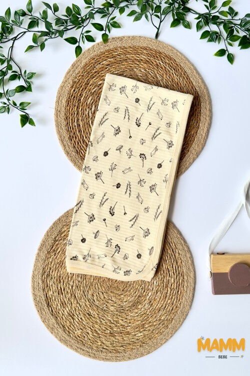 ÇİFT KATLI YAPRAK DESENLİ PENYE BATTANİYE