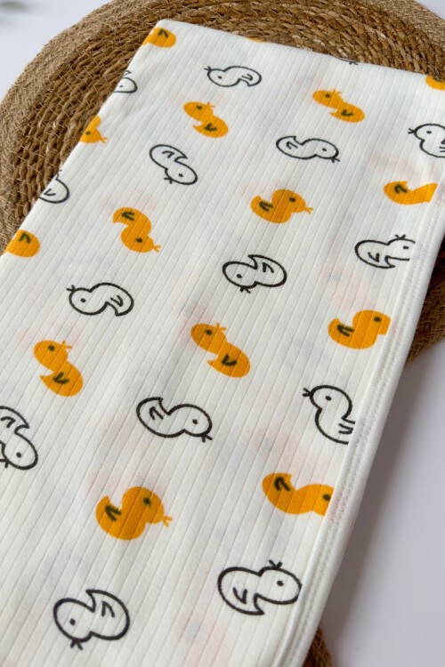 ÇİFT KATLI ÖRDEK DESENLİ PENYE BATTANİYE