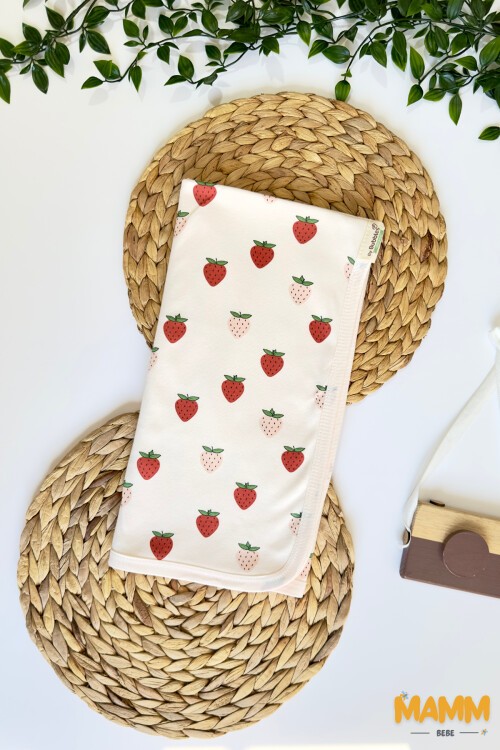 ÇİFT KATLI ÇİLEKLİ PENYE BATTANİYE 80*90 CM