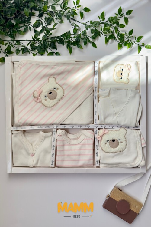 PEMBE TOKALI AYICIK 10LU HASTAHANE ÇIKIŞI