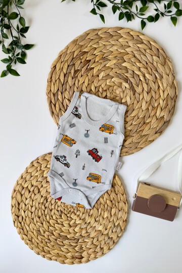 0-3-6-9 AY ARABA DESENLİ ZIBIN GRİ