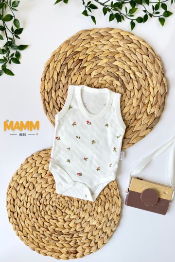 0-3-6-9 AY LALE DESENLİ ZIBIN BEYAZ