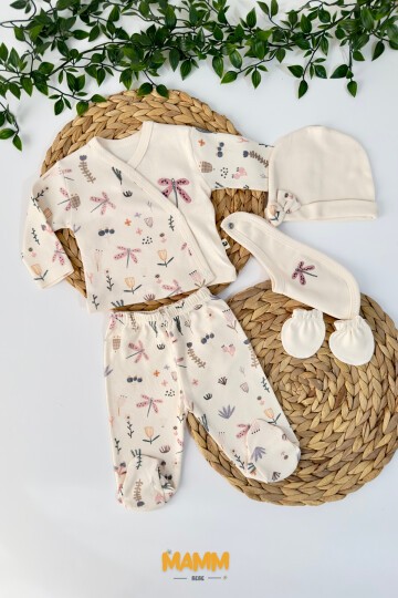 0-3 AY KIZ YUSUFCUK NAKIŞLI 5Lİ ZIBIN SET