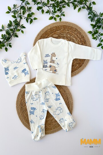 0-3 AY ZOO FRİENDS ÜÇLÜ TAKIM