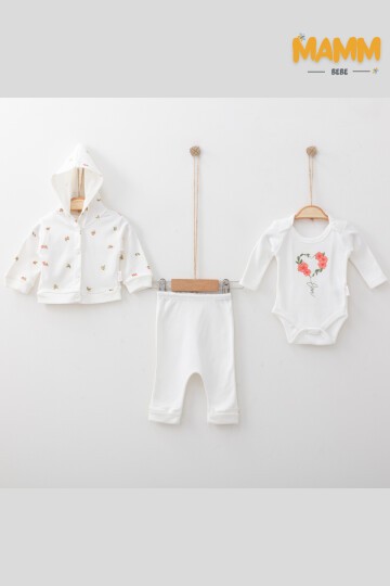 0-9 AY 3LÜ LALE DESENLİ TAKIM