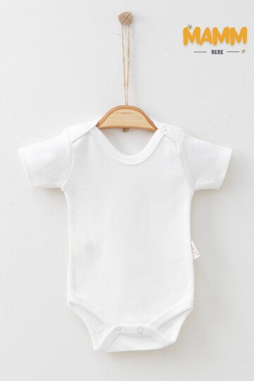 0-3-6-9 AY DÜZ KOLLU ZIBIN BEYAZ