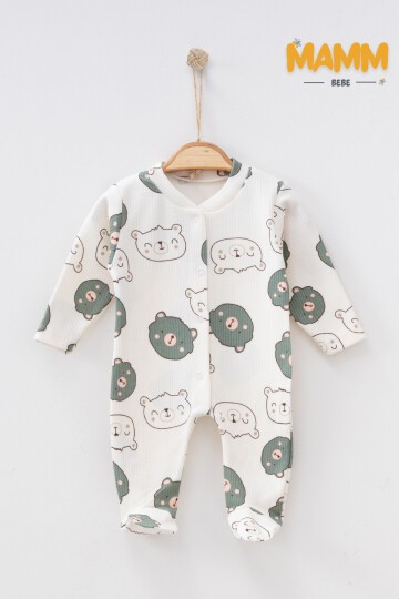 1-3-6 AY YENİ AYICIK DESENLİ PATİKLİ TULUM