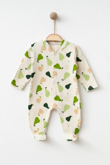 1-3-6 AY ARMUT DESENLİ PATİKLİ TULUM EKRU