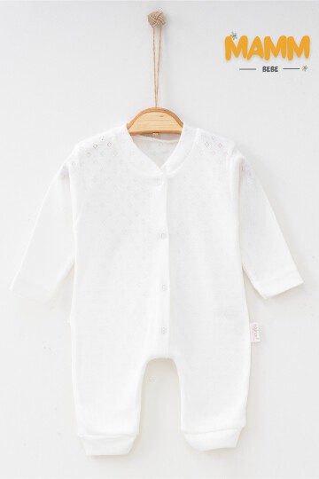 1-3-6 AY BAKLAVA DESENLİ MANŞETLİ TULUM EKRU