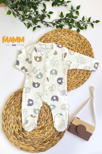 1-3-6 AY FİLLİ PATİKLİ TULUM BEYAZ