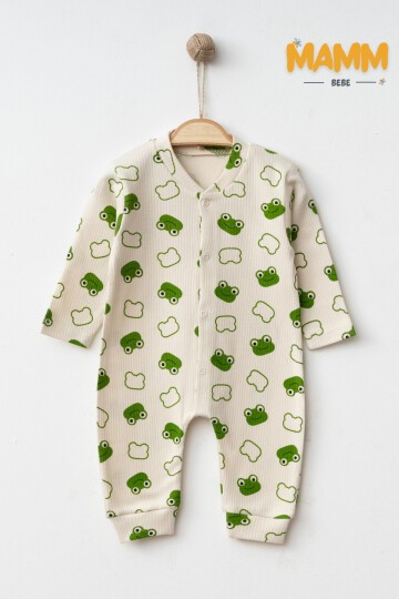 1-3-6 AY KURBAĞA DESENLİ MANŞETLİ TULUM