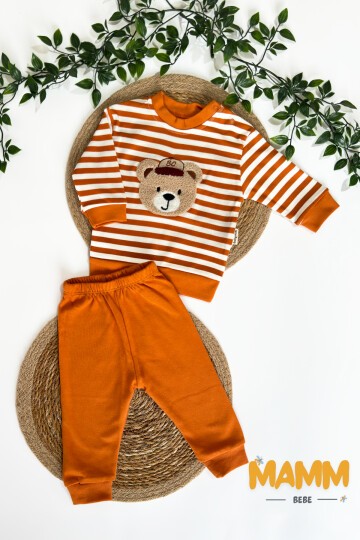 3-12 AY SÜZİNE ÇİZGİLİ AYICIK TAKIM