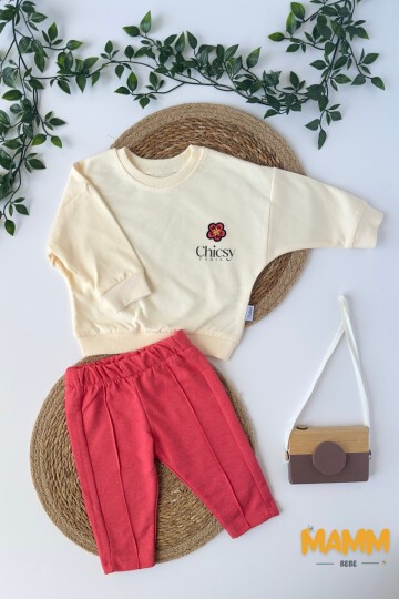 6-12-18 -24 AY ÇİÇEKLİ TAKIM NAR ÇİÇEĞİ