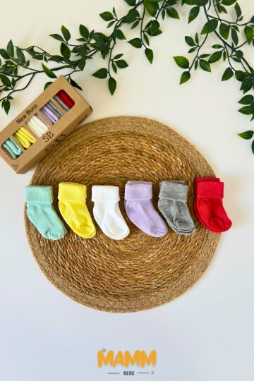 6 RENK KUTULU ÇORAP 1006